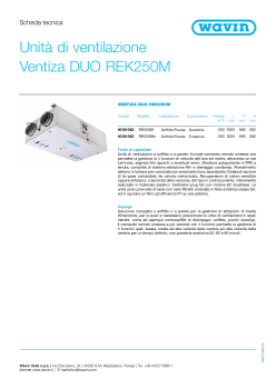 Unità Di Ventilazione Meccanica Controllata Con Controllore Wireless ...