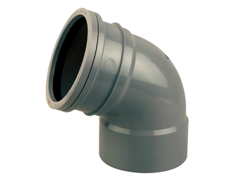 product visual Wavin Compact solvent socket offset bend (top) 110mm olive