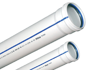 product visual PVC S&W Pipe w/R.R.GY 110 L=1 T1