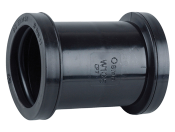 product visual Osma Waste push-fit double socket 32mm black