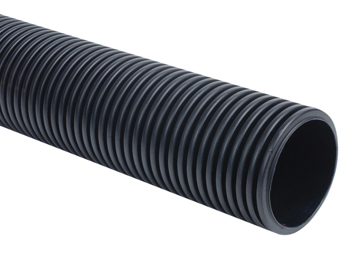 product visual Wavin TwinWall plain ended unperforated pipe 500mm length 6m