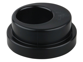 product visual Wavin RoundLine Rainwater Adaptor 68x110mm Black