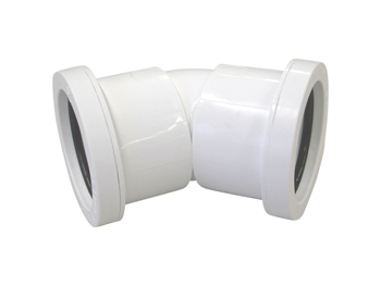 product visual Osma Waste push-fit bend 45° 50mm white