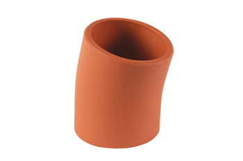 product visual Hepworth Clay plain ended bend 15° 225mm
