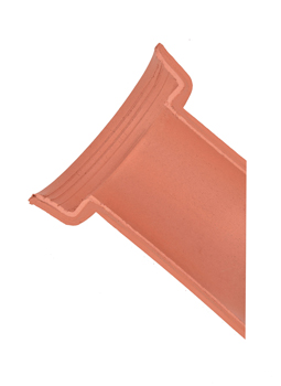 product visual Hepworth Clay left-hand 1/2 section branch channel bend 30° 150mm