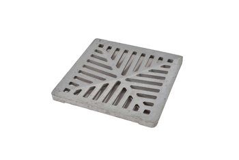 product visual Hepworth Clay square galvanised steel gully grid 225mm