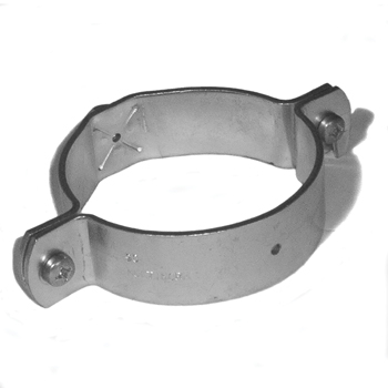 product visual Galv. Steel Clamp 1/2"IT 90 PE Pipe