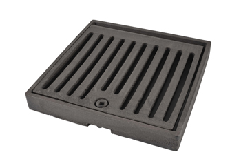product visual Hepworth Clay square hinged cast iron grating and frame 316mm