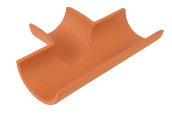 product visual Hepworth Clay left-hand curved square channel junction 150mm