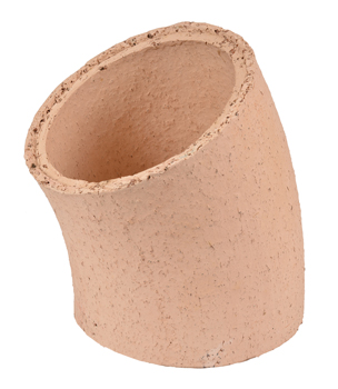 product visual Hepworth Terracotta round flue liner bend 30° 300mm