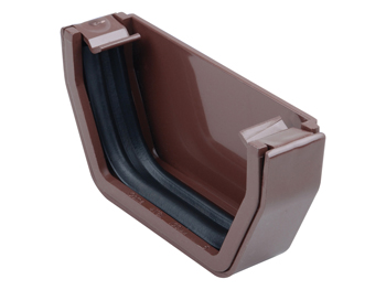product visual Osma SquareLine stopend external 100mm brown