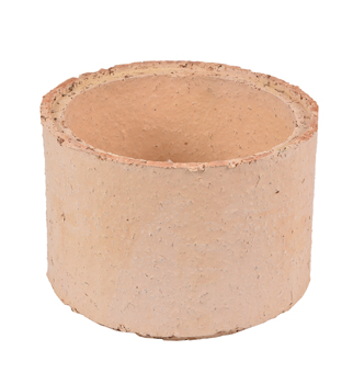 product visual Hepworth Terracotta round straight flue liner 250mm height 180mm