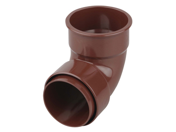 product visual Osma RoundLine pipe bend 87.5° 68mm brown