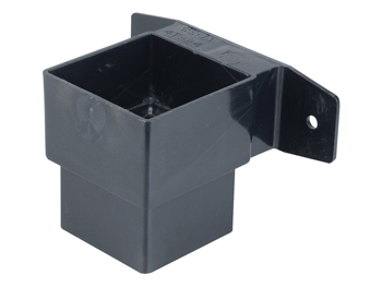 product visual Osma SquareLine pipe connector and bracket stand off 61mm black