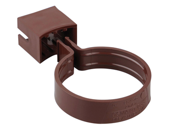 product visual Osma RoundLine pipe or socket bracket 68mm brown
