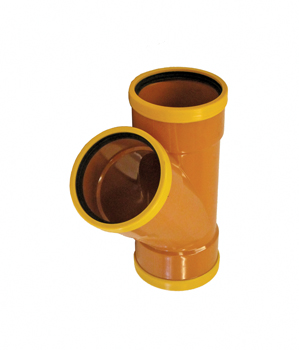 product visual Wfx PVC T 45° BR/OR 160 SN8 F/F/F