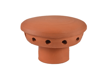 product visual Hepworth Terracotta fluvent ventilation terminal red 135mm