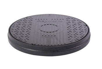 product visual Hepworth Clay B125 round ductile iron cover and plastic frame