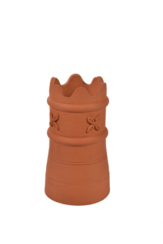 product visual Hepworth Terracotta rook chimney pot red height 500mm