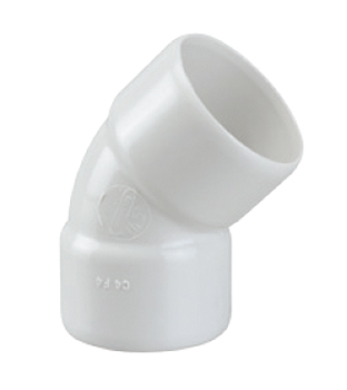 visuel du produit PVC Coude FF 45° 40 Blanc GN