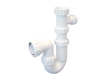 product visual Osma Waste adjustable tubular swivel sink tap 40x75mm white