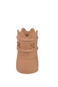 product visual Hepworth Terracotta rook chimney pot buff height 500mm