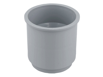 product visual Osma RoundLine pipe connector 68mm grey