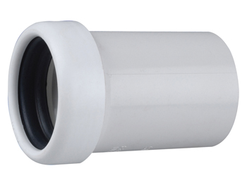 product visual Wavin ABS Solvent Weld Waste Expansion Socket 40mm White