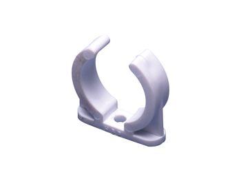 product visual Osma Overflow solvent plain ended pipe clip 21.5mm white