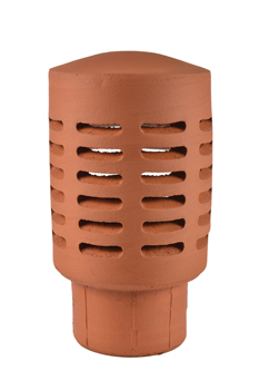 product visual Hepworth Terracotta Stell 150 gas terminal red 180mm height 420mm