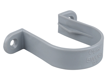 product visual Osma Waste push-fit pipe bracket 50mm grey