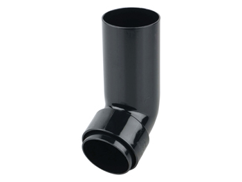 product visual Osma RoundLine long tail offset bend spigot 68mm black