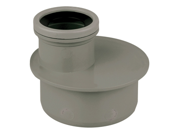 product visual Wavin Compact single socket reducer 110x55mm olive