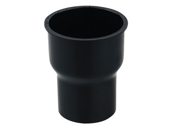 product visual Wavin RoundLine Connector To 2.5" Cast Iron Pipe 68mm Black