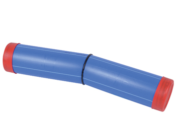 Produktbillede 250x15° Bøjn. blå PE SafeTech PN10-SDR17
