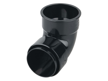 product visual Wavin RoundLine Pipe Bend 87.5° 68mm Black