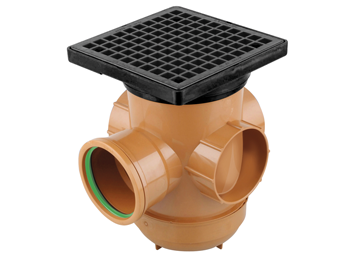 product visual Wavin Sewer Solvent Socket Bottle Gully 87.5° 110mm