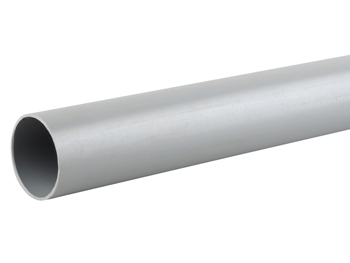 product visual Osma Waste push-fit plain ended pipe 50mm grey 3m