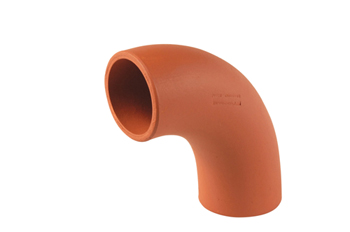 product visual Hepworth Clay plain ended bend 90° 100mm