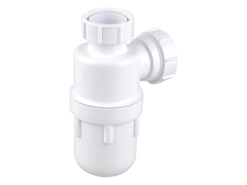 product visual Osma Waste bottle trap 75mm seal 40mm white