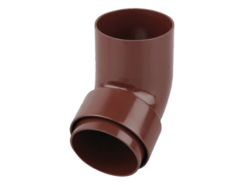 product visual Osma RoundLine offset bend spigot 68mm brown