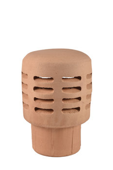 product visual Hepworth Terracotta Stell 125 gas terminal buff 180mm height 345mm