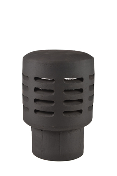 product visual Hepworth Terracotta Stell 125 gas terminal blue/black 180mm height 345mm