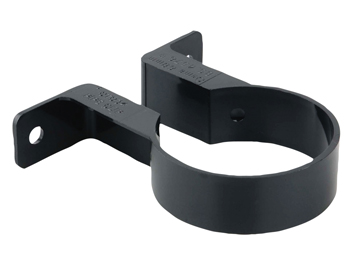 product visual Wavin RoundLine Pipe Bracket 68mm Black