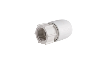product visual Hep2O Hand-TitanTM tap connector 0.5"x15mm white