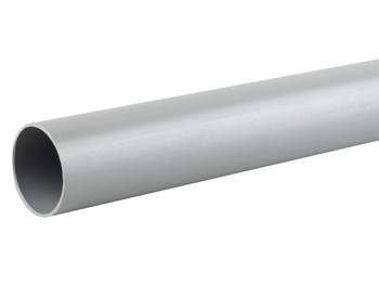 product visual Osma Waste push-fit plain ended pipe 40mm grey 3m