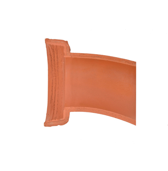 product visual Hepworth Clay left-hand 1/2 section branch channel bend 70° 150mm