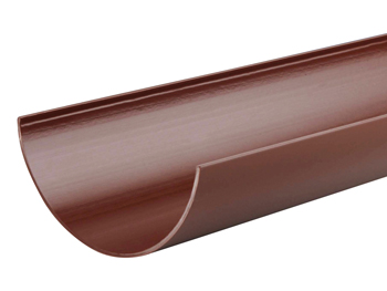 product visual Osma RoundLine gutter 112mm brown 2m