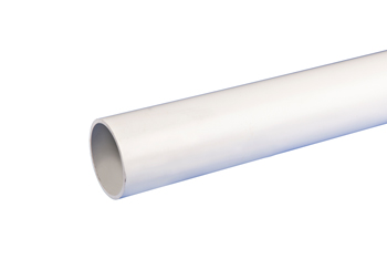 product visual Osma Waste push-fit plain ended pipe 50mm white 3m