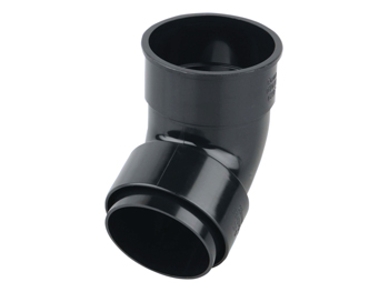 product visual Wavin RoundLine Offset Bend Socket 68mm Black